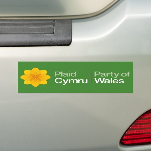 Play Cymru Party of Wales Bumpersticker (Op auto)