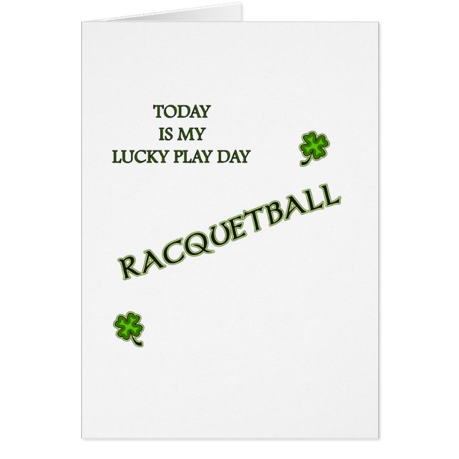 Play Day Racquetball (Voorkant)