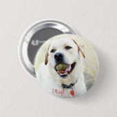 Play Dog Ronde Button 5,7 Cm (Voorkant /achterkant)