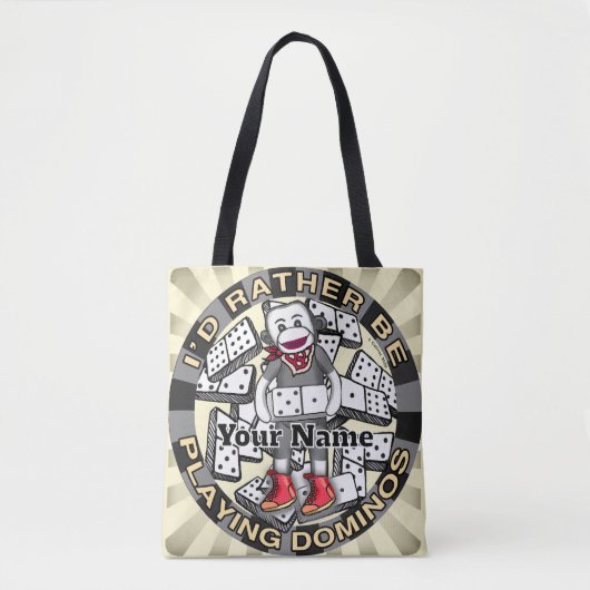 Play Dominos  Tote Bag (Voorkant)