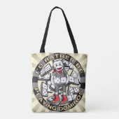 Play Dominos  Tote Bag (Achterkant)