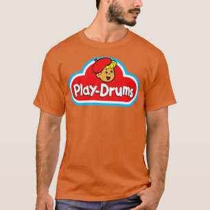 Play Drums PlayDoh stijl ontwerp met lange mouwen T-shirt