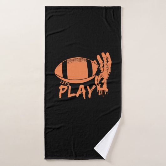 Play Football Badhanddoek (Badhanddoek)