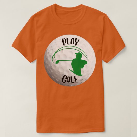 Play Golf Triblend T-shirt (Design voorkant)