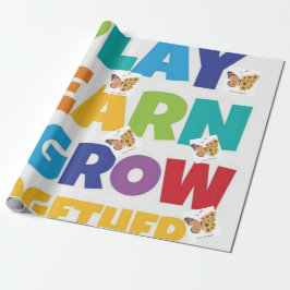 PLAY &GROW-inpakpapier Cadeaupapier