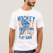Play Hard - IJshockey T-shirt (Voorkant)