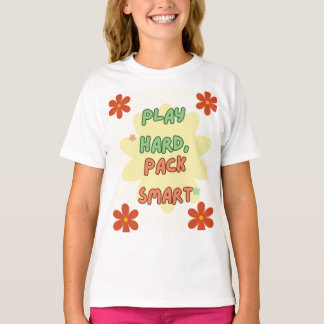 Play Hard Pack Smart Kinder T-shirt#kidstshirt T-shirt