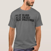 Play hard play smart play together boy t-shirt (Voorkant)