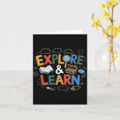 Play Is Learning Explore And Learn Preschool Teach Kaart (Gele Bloem)