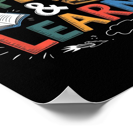 Play Is Learning Explore And Learn Preschool Teach Poster (Hoek)