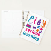 Play is Seriële leerling overdag voorschoolleraar Planner (Display)