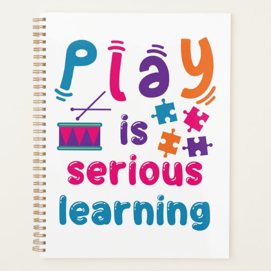Play is Seriële leerling overdag voorschoolleraar Planner (Voorkant)