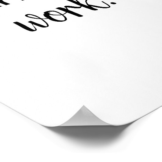 Play is Work Kind Playroom Sign Educational Poster (Hoek)