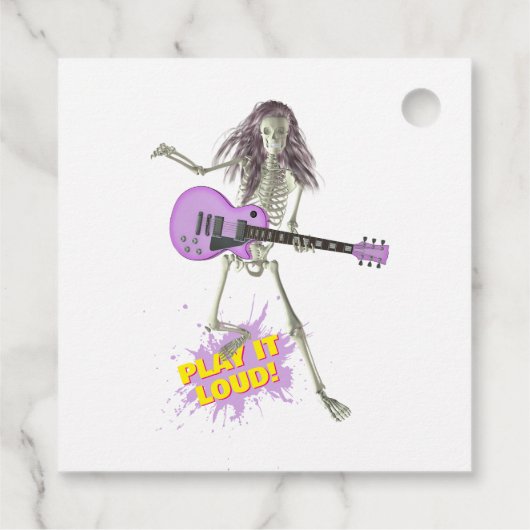 Play It Loud!  Bedankjes Labels (Achterkant)