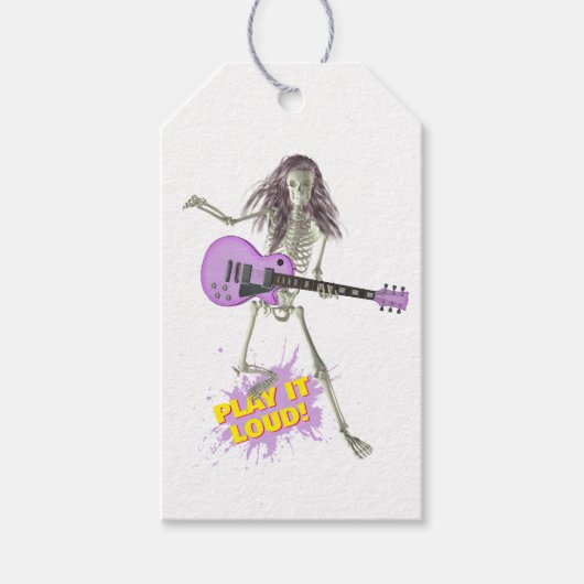 Play It Loud!  Cadeaulabel (Voorkant)