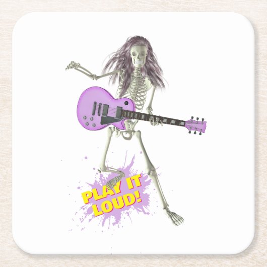 Play It Loud! Kartonnen Onderzetters (Voorkant)