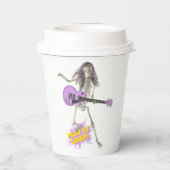 Play It Loud! Papieren Bekers (Achterkant)