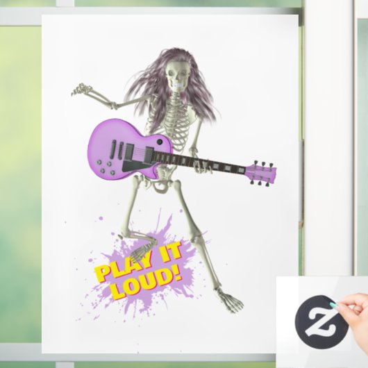 Play It Loud!  Raamsticker (Huis)