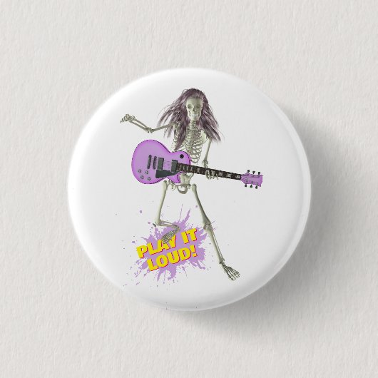 Play It Loud! Ronde Button 3,2 Cm (Voorkant)