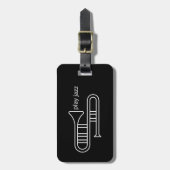 Play jazz bagagelabel (Voorkant verticaal)