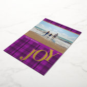 Play JOY Paars Real Folie Holiday Kaart (Gedraaid)