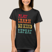 Play Learn Be Kind Repeat Anti Bullying Day 2022 U T-shirt (Voorkant)