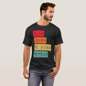 Play Learn Be Kind Repeat Anti Bullying Kindness U T-shirt (Voorkant volledig)