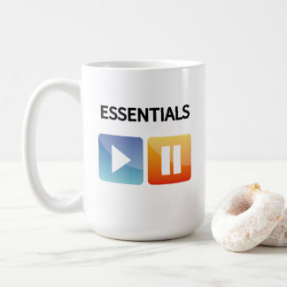 "Play Life / Pause Doubt" music and life lover  Koffiemok