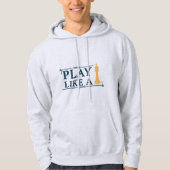 Play Like a King – Power Strategy Quote - Style A Hoodie (Voorkant)