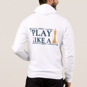 Play Like a King – Power Strategy Quote - Style A Hoodie (Achterkant)