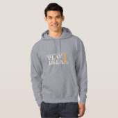 Play Like a King – Power Strategy Quote - Style B Hoodie (Voorkant volledig)