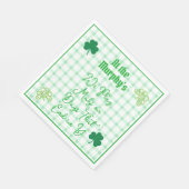 Play Mahjong Days End Y Watercolor Shamrocks Servet (Hoek)