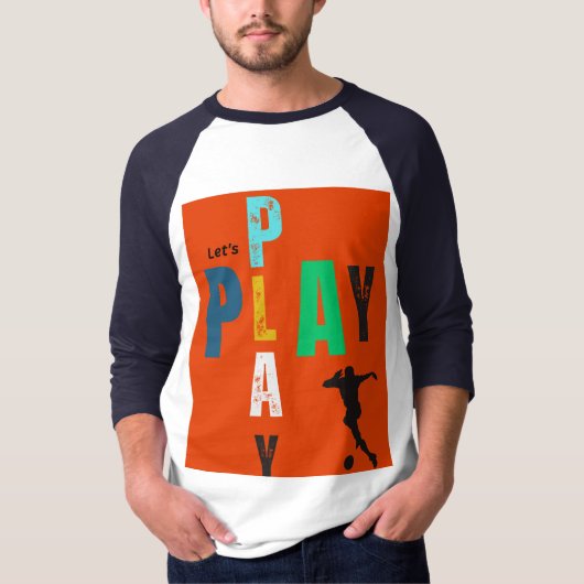 Play-ontwerp schrijven t-shirt (Voorkant)