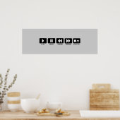 play.pause.rewind.forward.stop poster (Keuken)
