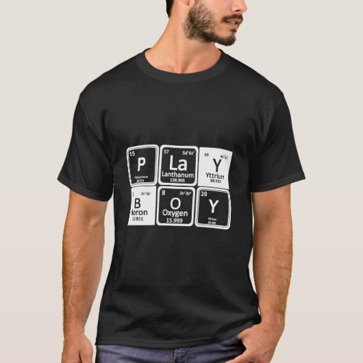 Play Periodic Profession Career Worker T-shirt (Voorkant)
