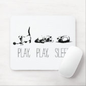 Play, Play, Sleep Mousepad Muismat (Met muis)