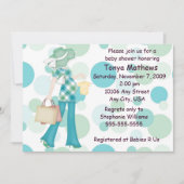 Play Polka Dot Baby shower Invitation (CA) Kaart (Voorkant)