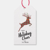 Play Reindeer Holiday Cheer Cadeaulabel (Voorkant)