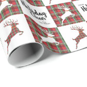 Play Reindeer Holiday Cheer Cadeaupapier (Rol Hoek)