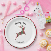Play Reindeer Holiday Cheer Papieren Bordje (Feest)