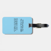 Play Script-stijl van de Acting Edition Bagagelabel (Achterkant horizontaal)