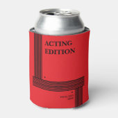 Play Script-stijl van de Acting Edition Blikjeskoeler (Blikje Voorkant)