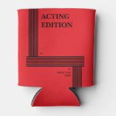 Play Script-stijl van de Acting Edition Blikjeskoeler (Voorkant)