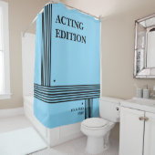 Play Script-stijl van de Acting Edition Douchegordijn (In situ)