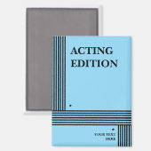 Play Script-stijl van de Acting Edition Magneet (Voorkant / Achterkant)