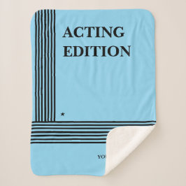 Play Script-stijl van de Acting Edition Sherpa Deken