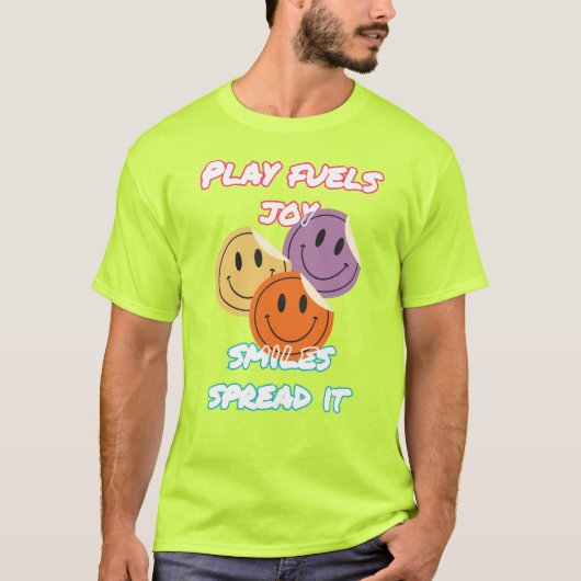Play & Smiles verspreiden het T-shirt (Voorkant)