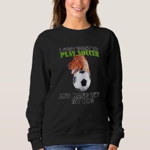 Play Soccer Hang W Dog Irish Setter Trui