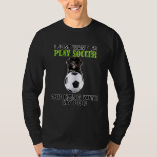 Play Soccer Hang W Dog Lhasa Apso T-shirt