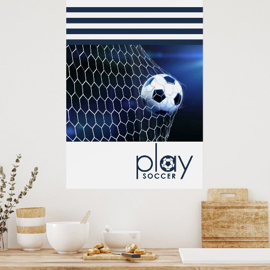 Play Soccer Poster (Keuken)